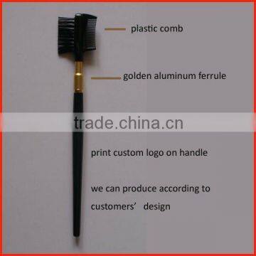 Professional eyebrow comb makeup brush