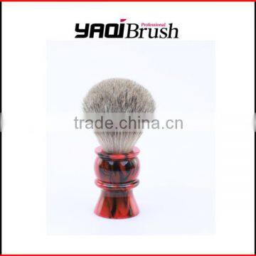 22mm red handle private label silvertip knot shaving brush