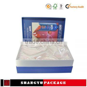 Grey board paper custom dimension of carton wine box