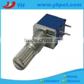 jiangsu changzhou 9mm with switch 10k rotary potentiometer 5pin                        
                                                                                Supplier's Choice