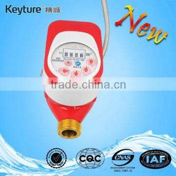 Wired Remote Reading Valve Control AMR Water Meter(Red Color)