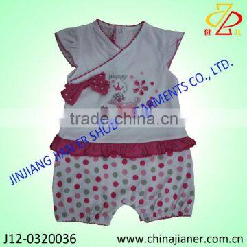 new fashion short baby romper new born baby clothing 2014