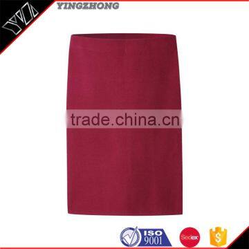 Wholesale simple pure color skirts female split package hip skirt