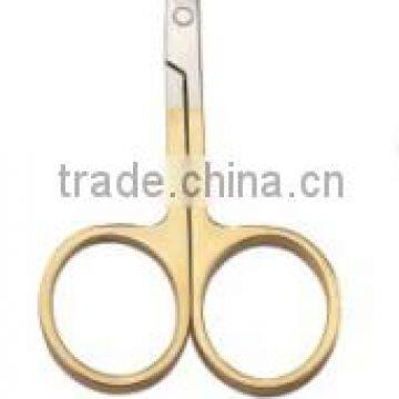 professional Curved Stainless Steel Eyebrow Moustache Lash Nose Hair Scissors Cutter Clipper