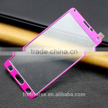 Full Cover Titanium Alloy Aluminum Metal Explosion-Proof Tempered Glass For Samsung Galaxy Note 4 N9100 Screen Protector Film photo-6