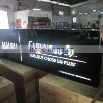 Silk Screen Printing Light Box, External Sucking Sign Box ,3D Acrylic Moulding Signage,acrylic Billboard Outdoor