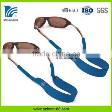 Colored custom logo printed neoprene sunglass straps