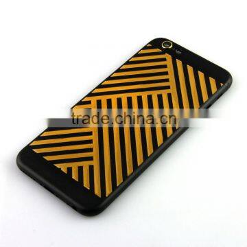 New products on china market for iphone 6 black housing with gold logo