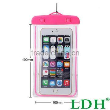 Night Light Phone Bag Underwater Waterproof Phone Bag Diving Bag Mobile Phone Pouch Case For Samsung S6 For Iphone 6 Plus Xi New photo-3