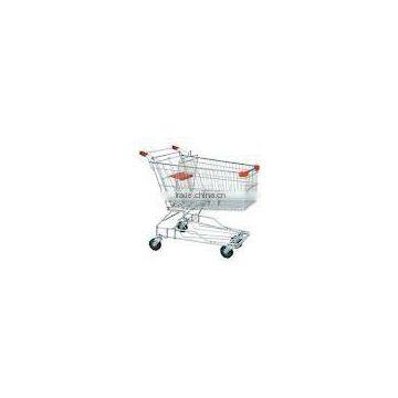 Wheel shopping basket trolley