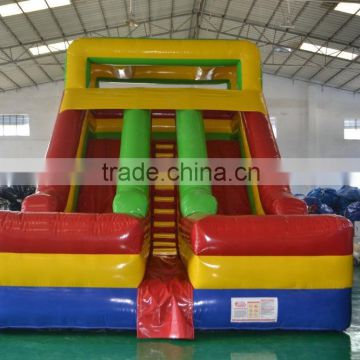 Sunjoy Factory Price Double Lane Inflatable Slide For Kids And Adult