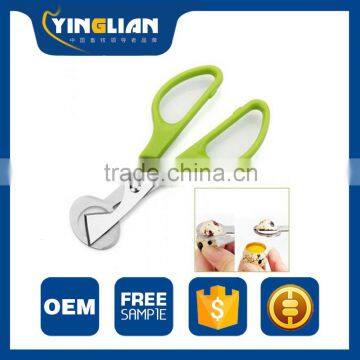 Hot Sale Kitchen Cutting Tools ABS Material Quail Egg Cutter/Scissor