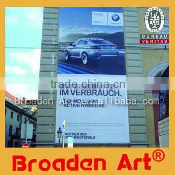 louver fence frontlit coated banner printing