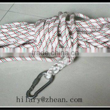 waterproof rescue rope with hook