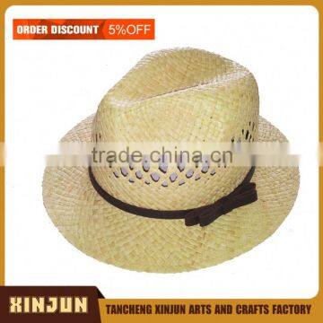 CHEAP PROMOTION WHITE STRAW HAT PANAMA HAT