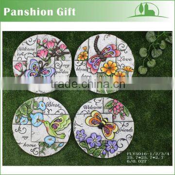 Decorative handmade colored garden stone