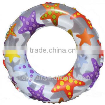 Inflatable pvc swim ring for adult