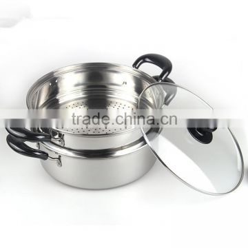 2layer stainless steel food steamer