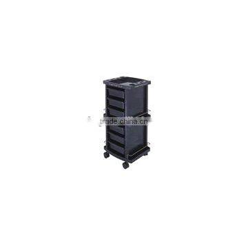 Wood lockable hair salon trolley europen style trolley