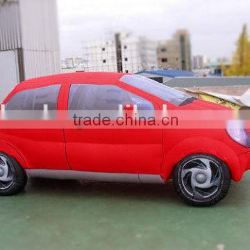 Red Inflatable car model for decoration