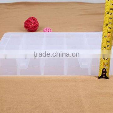 27.6X16.5X5.6cm In Stock Rectangle Useful 15 Grid Plastic Adjustable Jewelry Organizer Box Storage Container Case photo-6