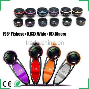 New Products 2016 0.63x Wide Angle Fisheye Lens Universal Magnetic Fish Eye Lens For Smart Phone