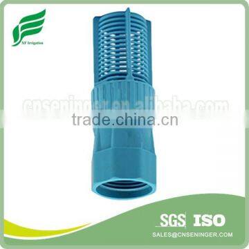 Female or socket plastic foot valve