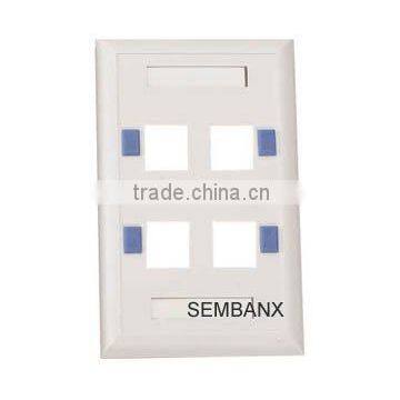 4 port face plate