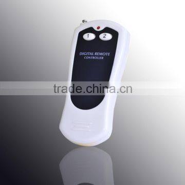 Two key wireless white digital led remote controller switch