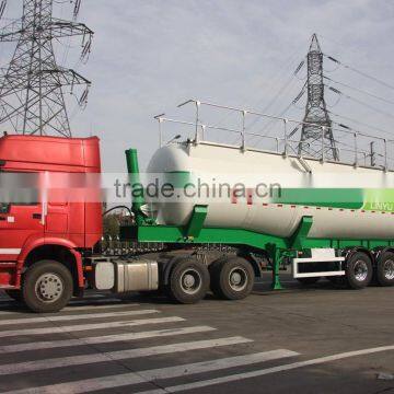 CIMC LINYU 3 Axles Aluminum Alloy Lifting Bulk Cement Semi Trailer photo-2