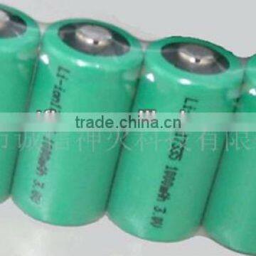 trustfire cr123a lithium battery 3.0v 1400mah non-chargeable battery