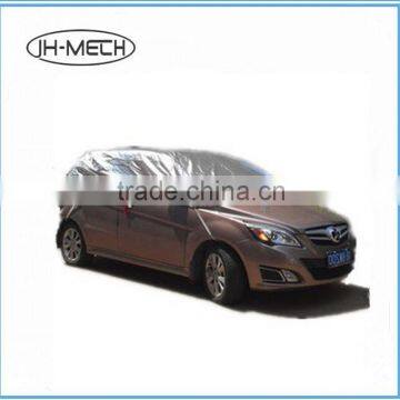 sun protection, UV reflection peva/polyester waterproof top half car cover