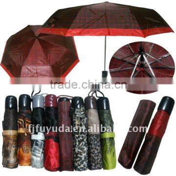 Red Low Price Flower Printed Fashional Umbrellas