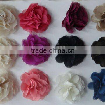 85mm Cute Chiffon Hair Flower (FCK-120460075)