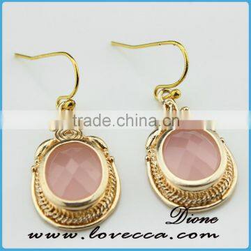 Antique brass gold plating earring jewelry fashion 2016