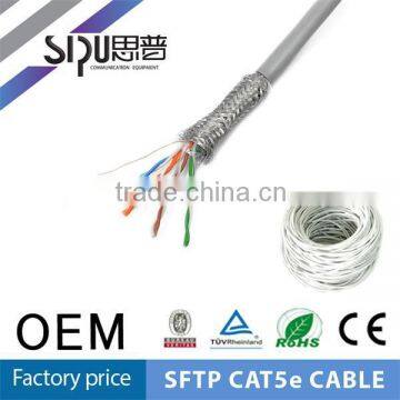 SIPU high speed cat5e utp 4pr 24awg network cable for tv/audio/video