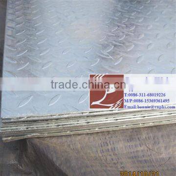 3mm thickness Tear Drop Pattern Mild steel plate