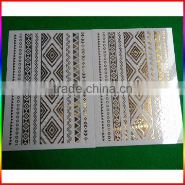 High Quality Gold Necklace Tattoo/flash Temporary Tattoos photo-2