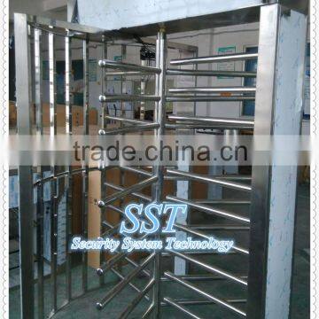 rfid reader access control system full height gate