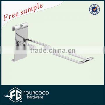 Metal double wire display bracket shelf for shop