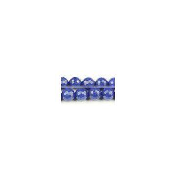 Dyed Blue Jade Gemstone Beads