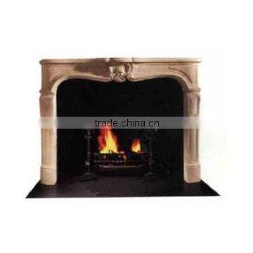 Marble Gas Burning Fireplace