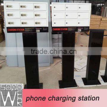 9 compartment steel locker r134a charging valve