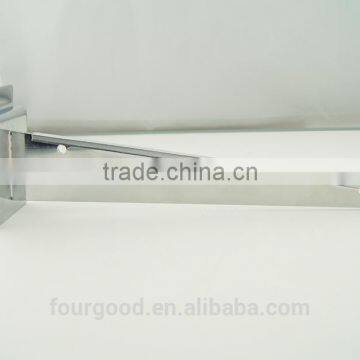 china suplier shopfittings metal bracket for glass