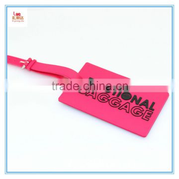 Promotional silicone luggage tag for bags, rubber luggage tag, silicone luggage tag for travel