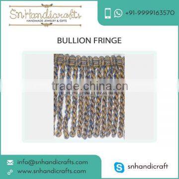 Hot Selling Drapery Curtain Bullion Fringe Curtain Bullion Fringe