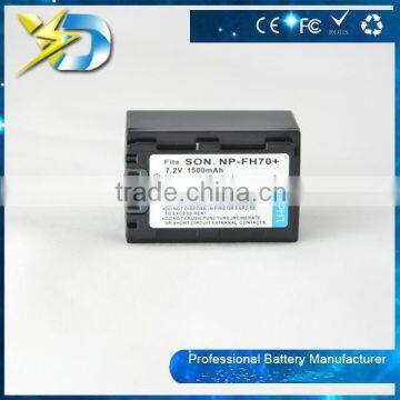 Video camcorder battery for NP-FH70 FH70+ lithium-ion batteries