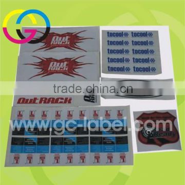 Professional manufacture vinyl material heat-resistant self-adhesive label stickers