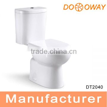 Bathroom Ceramic washdown two piece toilet commode DT2040