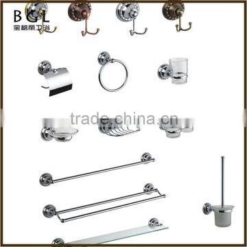 9900 hot sale zinc alloy chrome bathroom accessory set